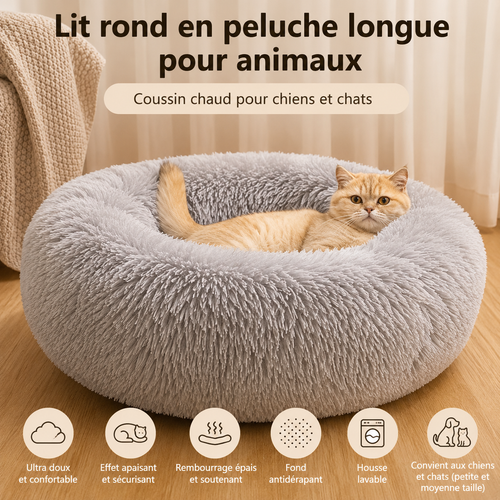 Lits ROYALE  en fausse fourrure pour chats