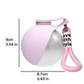 Bouteille d'eau sphérique portable pour chiens – avec bol pliable intégré