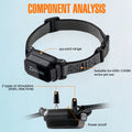 Collier d’entraînement rechargeable pour chien avec télécommande