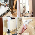 Jouet Suspendu avec Plume, Balle et Chenille pour Chat