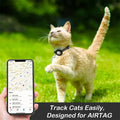 Collier réfléchissant pour chat compatible avec un Apple AirTag