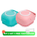 Brosse de Bain avec Distributeur de Shampooing – massage et nettoyage en douceur