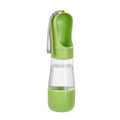 Bouteille d'eau portable 2-en-1 avec réservoir à nourriture