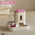 Distributeur automatique de nourriture et fontaine d'eau pour chiens et chats