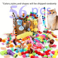 Ensemble de Jouets Variés pour Chats – 14, 28 ou 56 Pièces