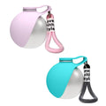 Bouteille d'eau sphérique portable pour chiens – avec bol pliable intégré