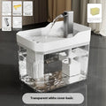 Distributeur automatique de nourriture et fontaine d'eau pour chiens et chats