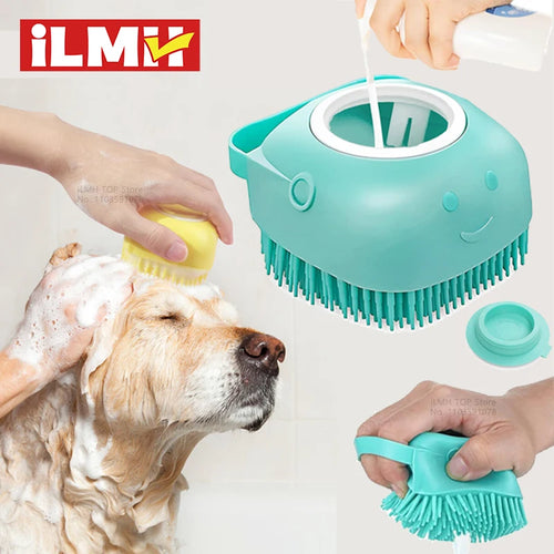Brosse de Bain avec Distributeur de Shampooing – massage et nettoyage en douceur