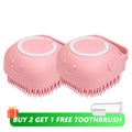 Brosse de Bain avec Distributeur de Shampooing – massage et nettoyage en douceur